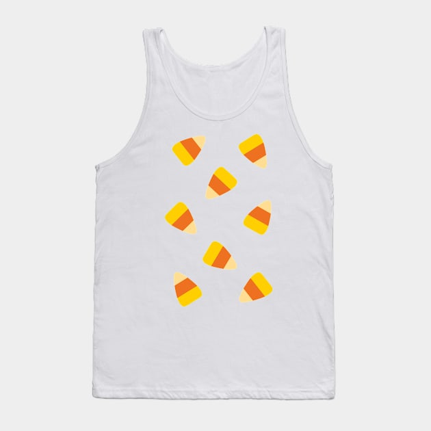 Candy corn pattern - Halloween Tank Top by Nikamii